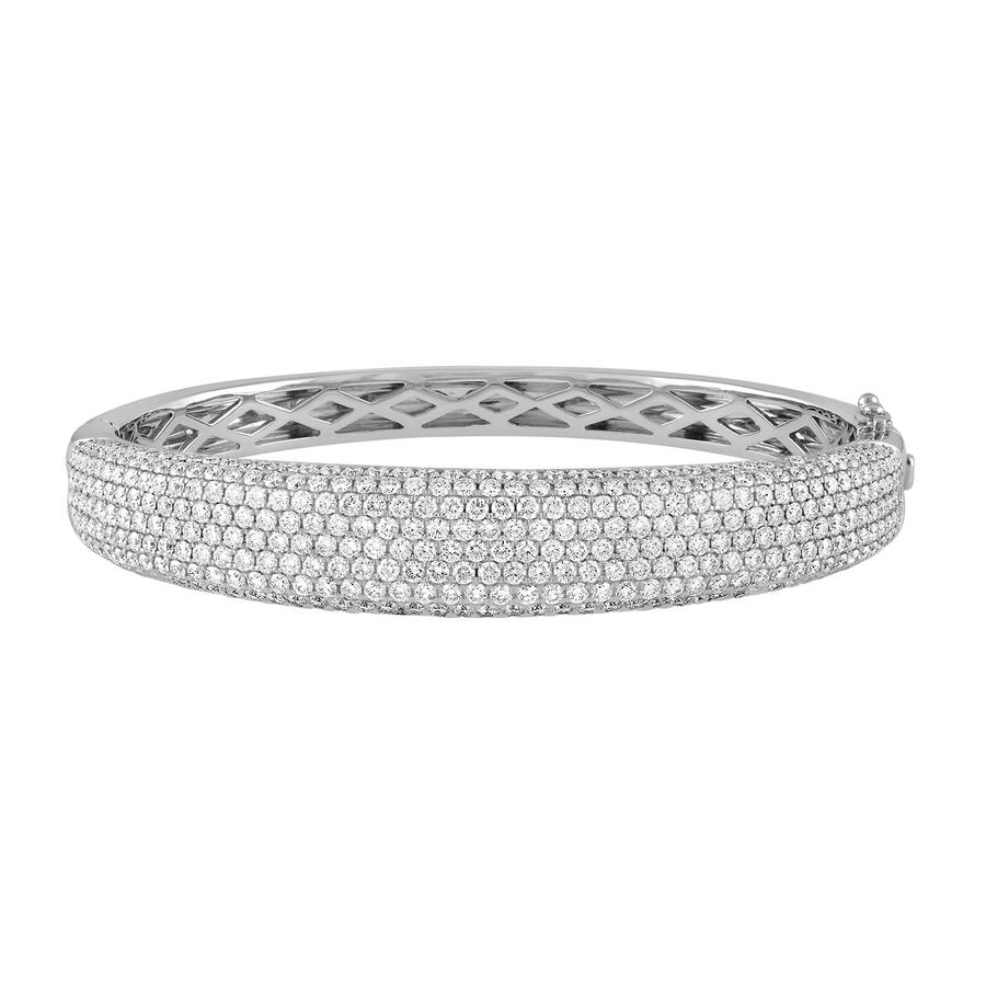 View Pave Diamond Bangle