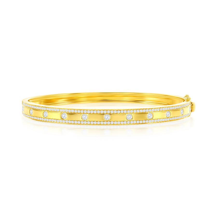 View Round Diamond Bangle