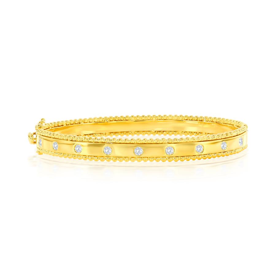 View Round Diamond Bangle