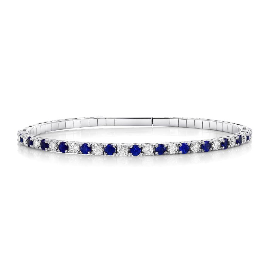 View Sapphire & Diamond Bangle