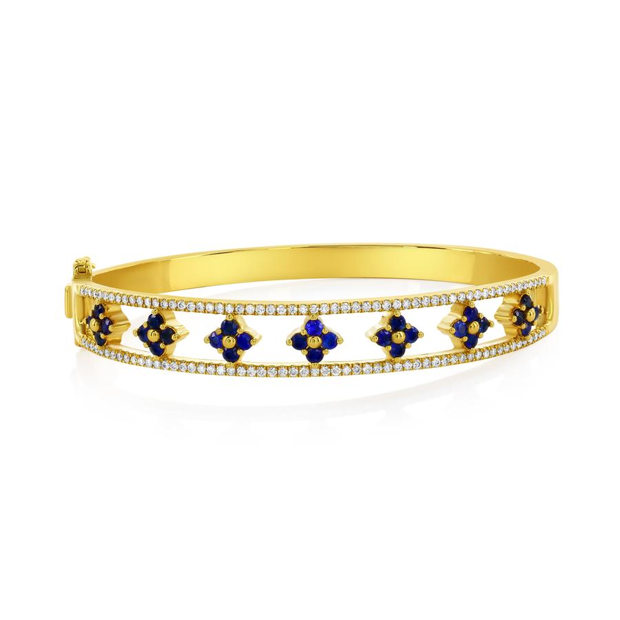 View Sapphire & Diamond Bangle