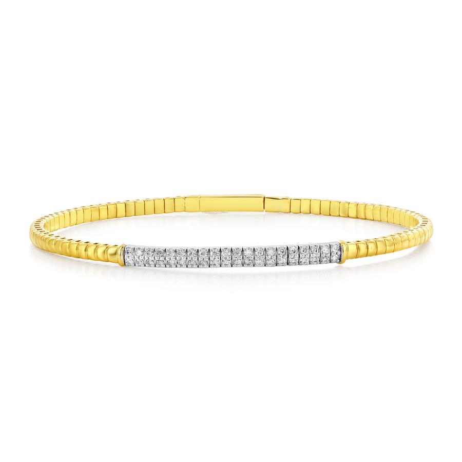 View Round Diamond Bangle