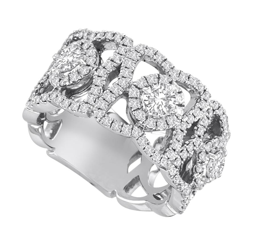 View Round Diamond Fashion Band