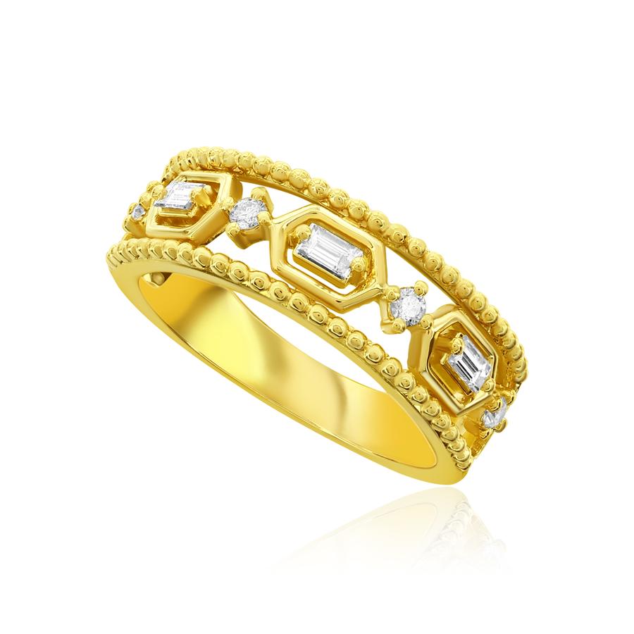 View Baguette & Round Fashion Band