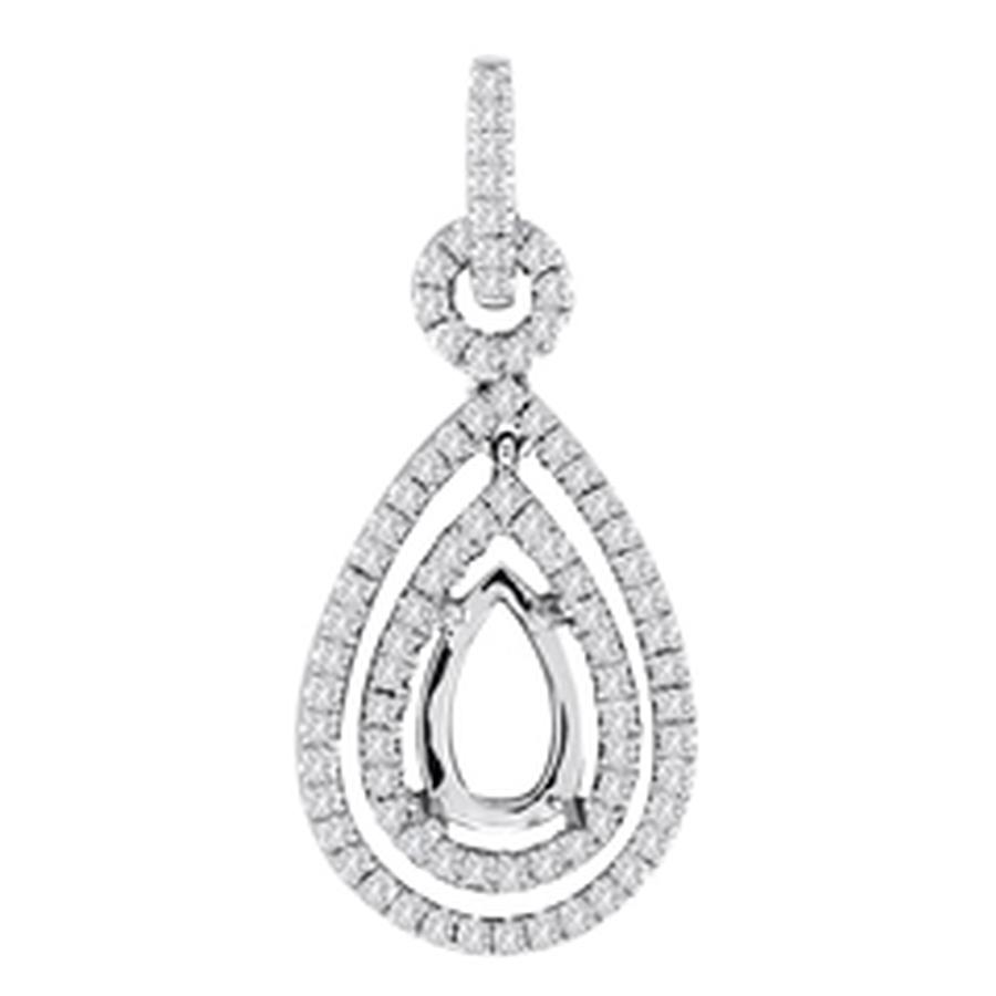 View Pear Shape Diamond Pendant