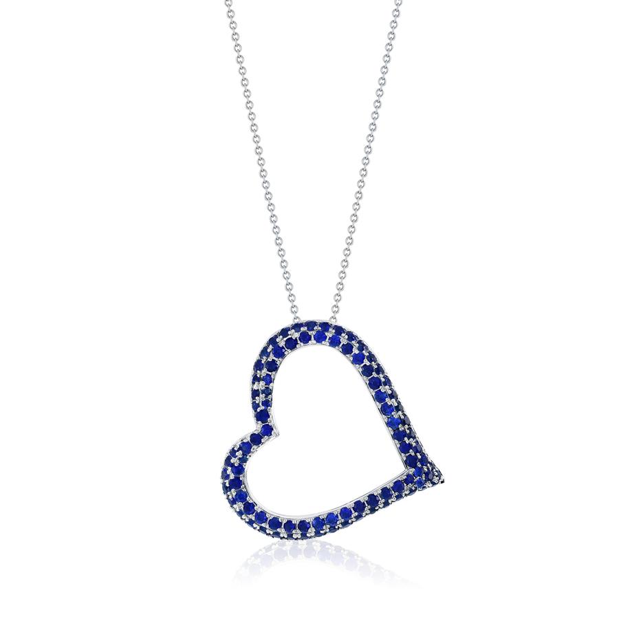 View Sapphire Heart Pendant