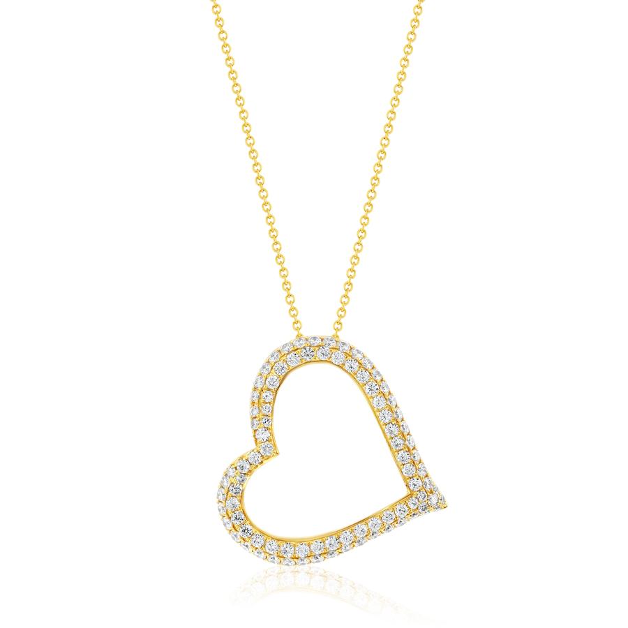 View Diamond Heart Shape Pendant
