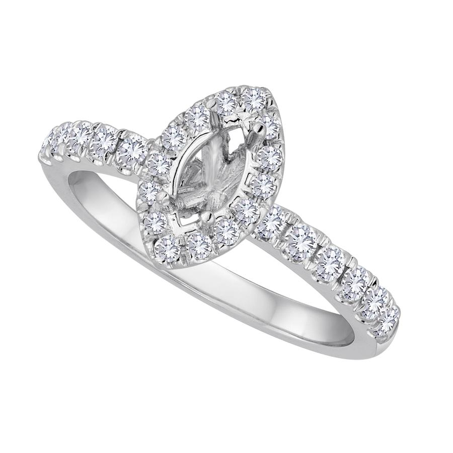 View Marquise Shape Diamond Semi Mounting