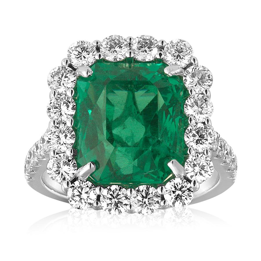 View Emerald & Diamond Ring